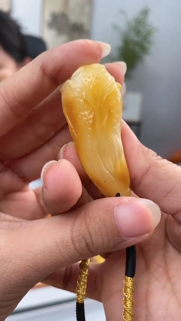 【闪购商品】蜜蜡裸石未镶嵌天然琥珀蜜蜡白菜