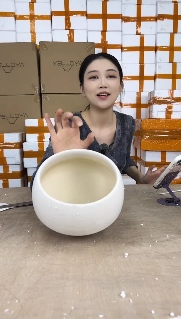 圆球白麻小号19x15