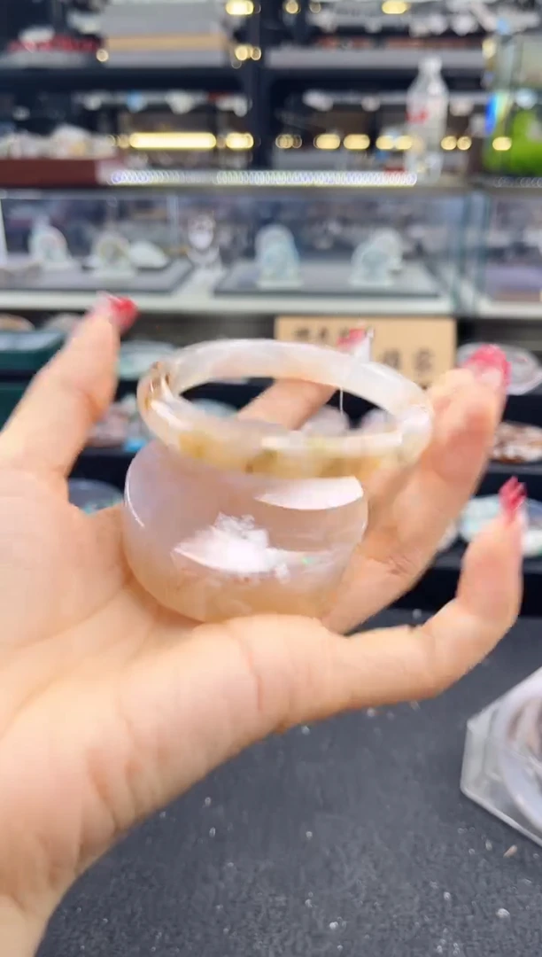 未镶嵌手镯石英质玉58圈口（赠品镯心）1886187