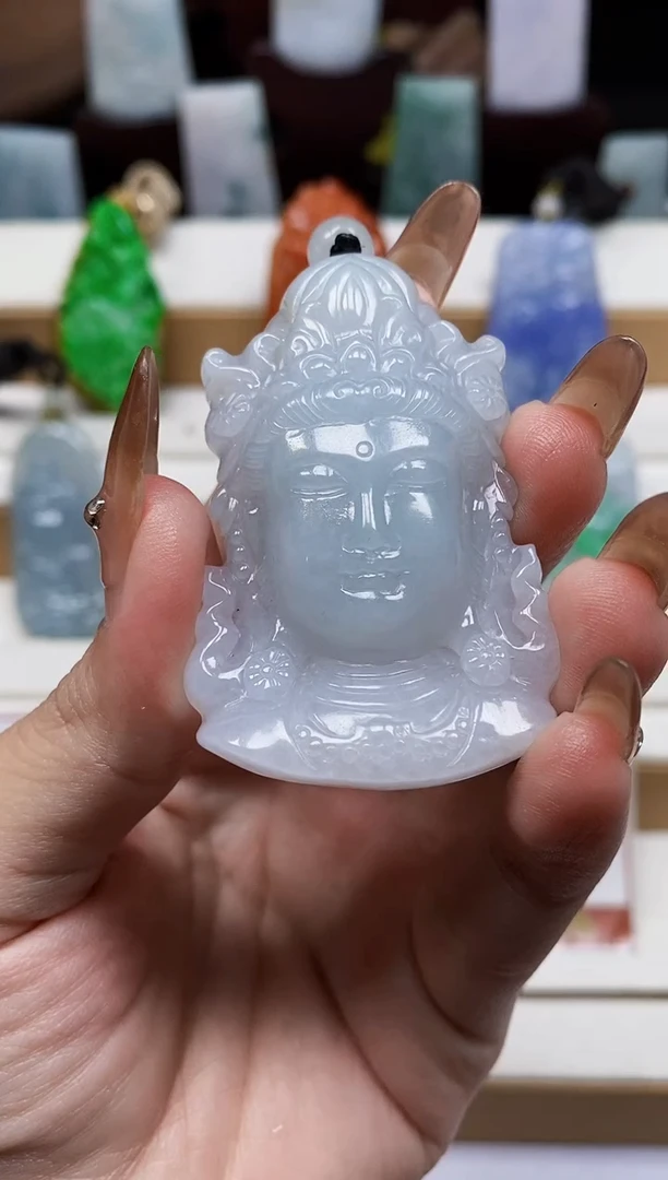 颈饰未镶嵌翡翠翡翠A货