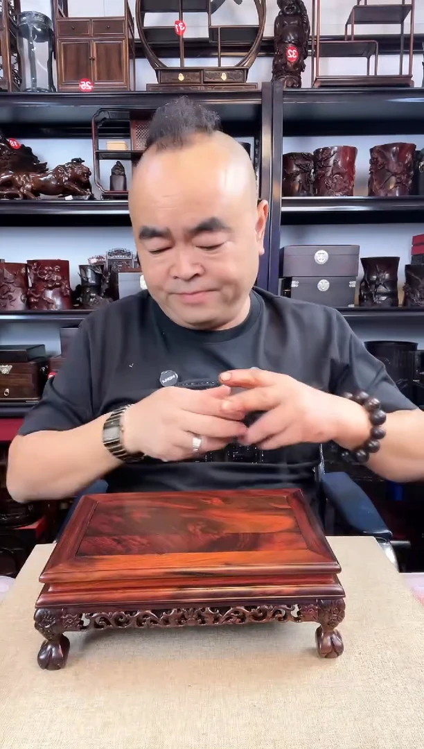 木207瑕疵老李红木工艺品