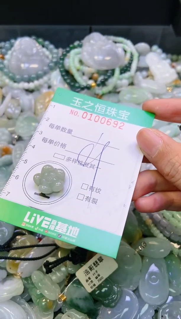 翡翠未镶嵌颈饰闪购0100692