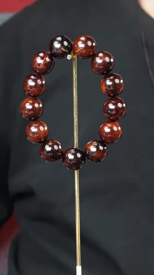 黄花梨/降香黄檀手串/手链1.8十月田大黑线水波多样性发一