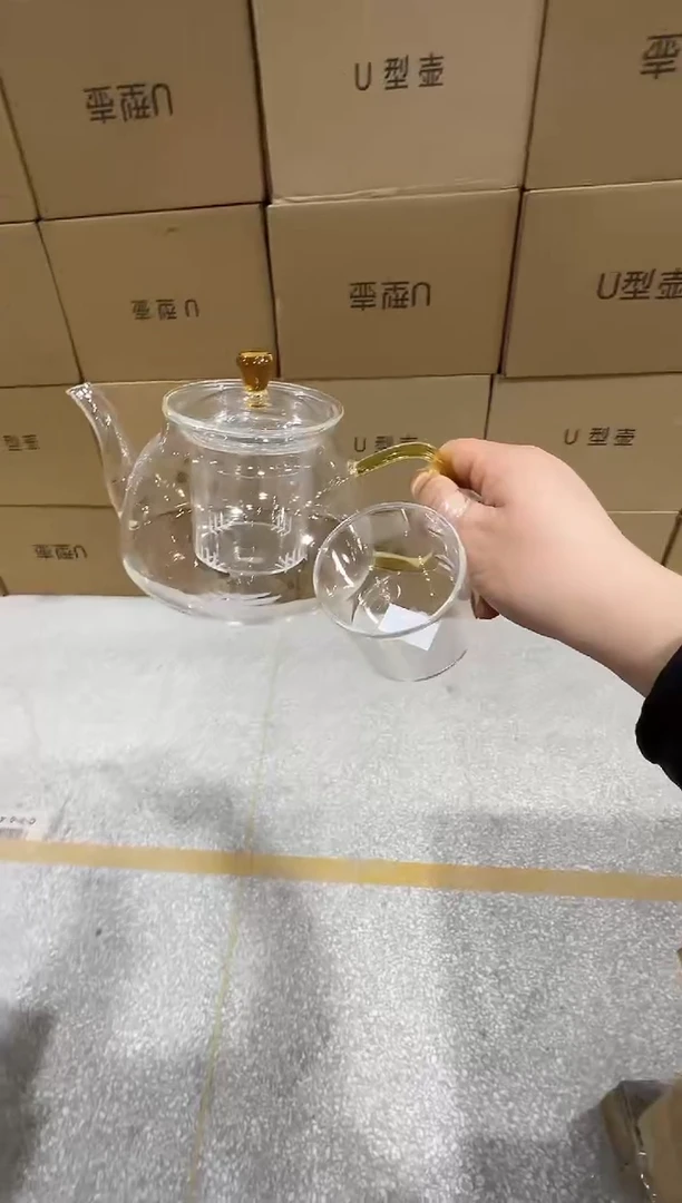 【闪购商品】玻璃无盖款青苹果闪购价1壶6杯