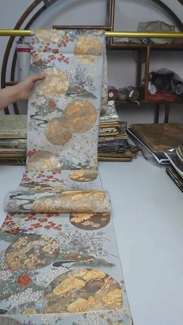 织绣33西阵织六通团花