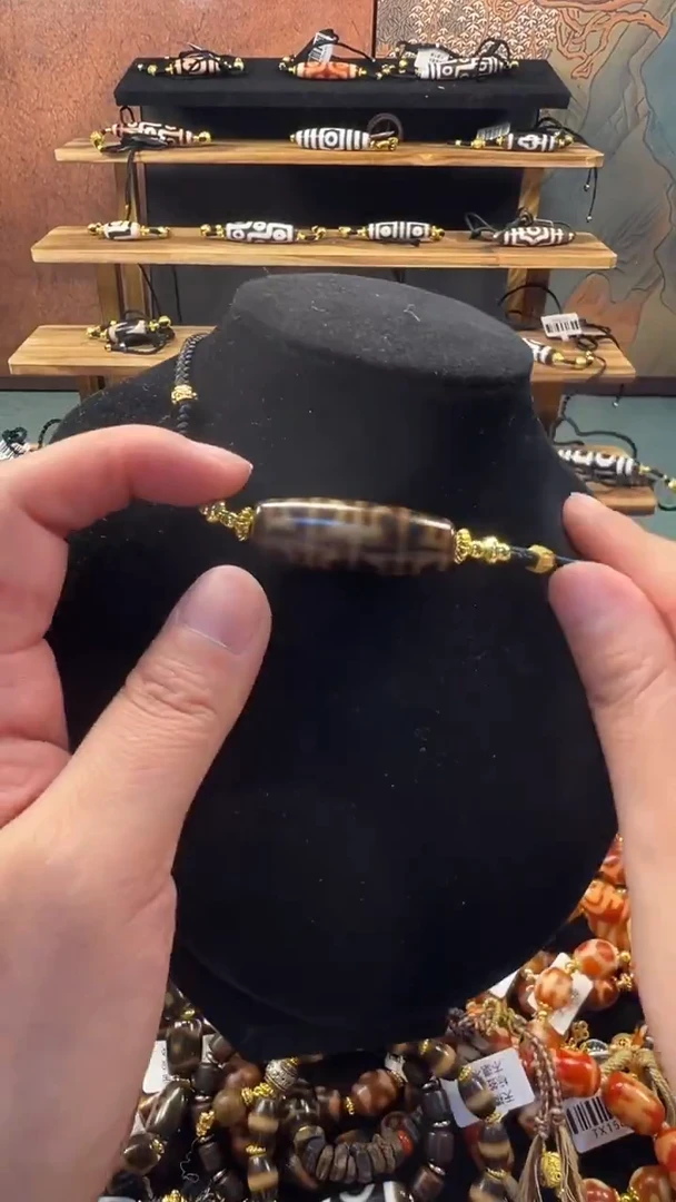 玛瑙/玉髓（覆膜）颈饰合金26（微瑕随机发货）