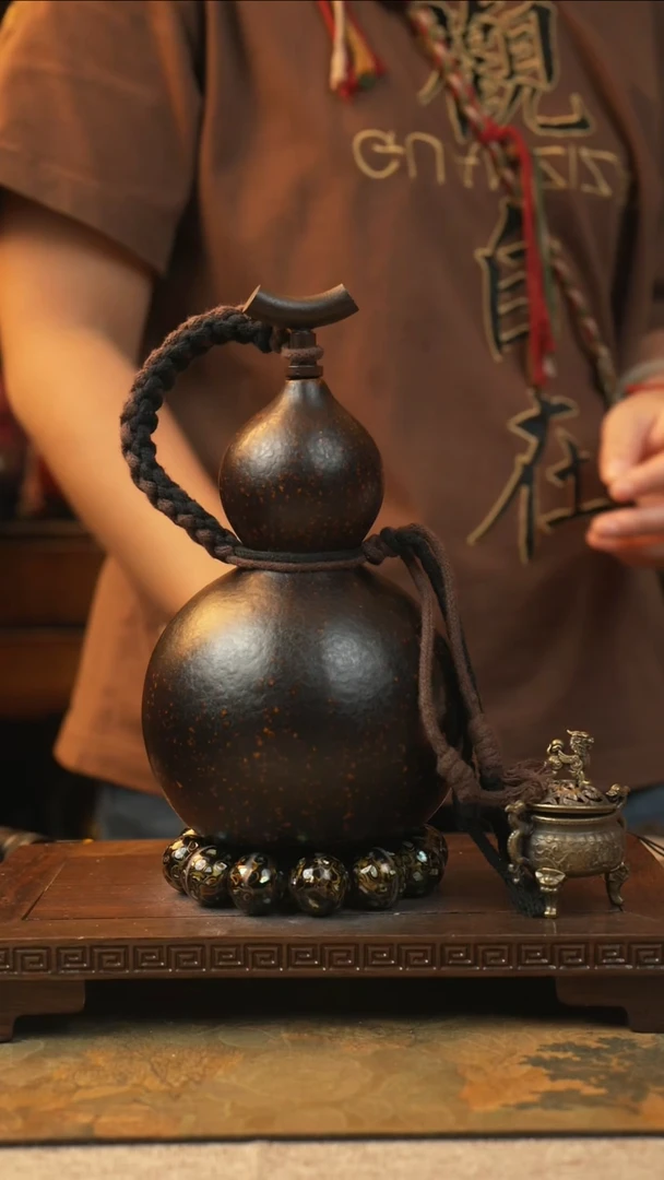 487大漆一物一拍记葫堂出品【不带手串】