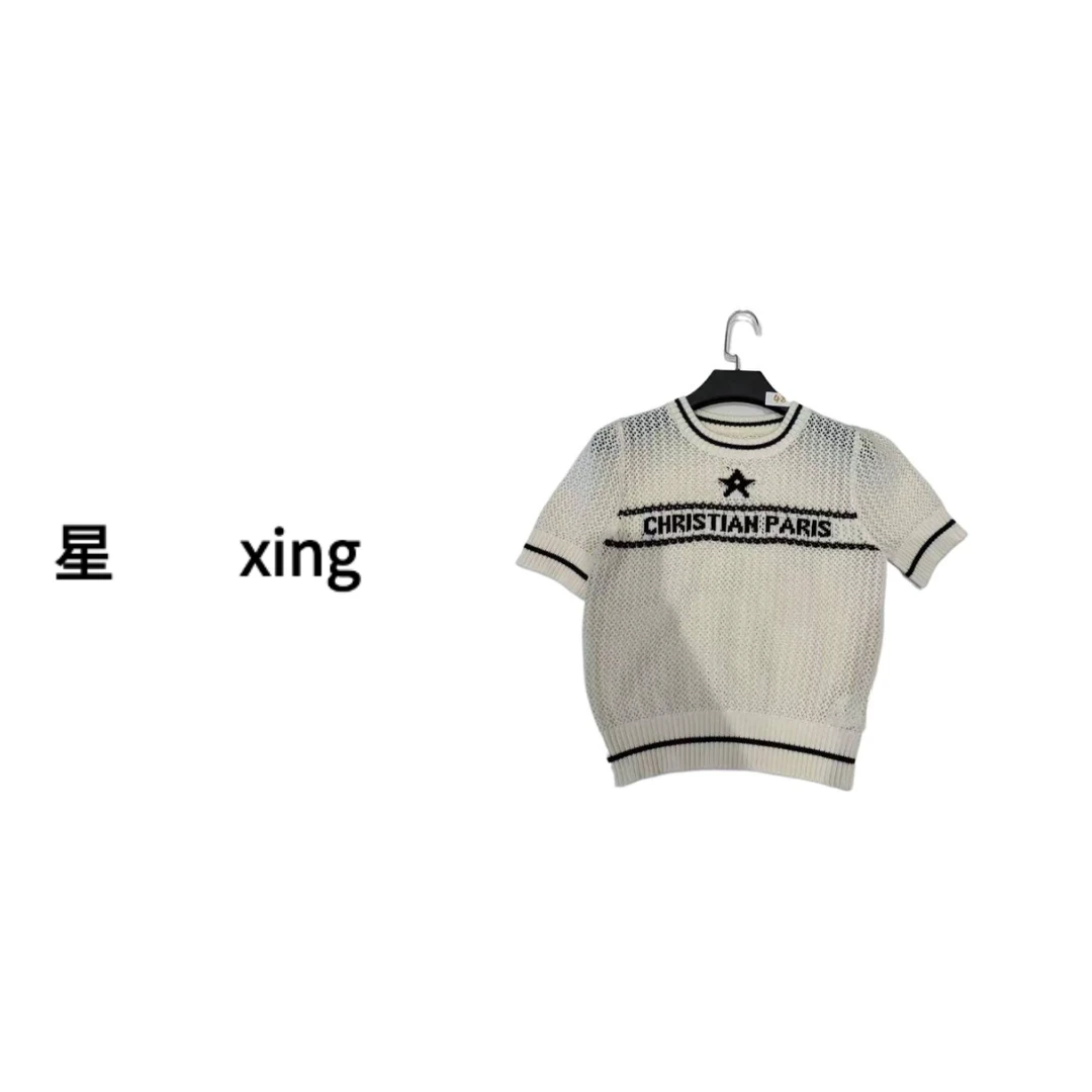 073夏装新款圆领套头镂空薄款针织上衣56065