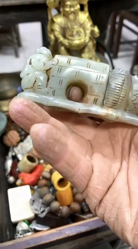 【闪购商品】一物一拍编号石渔翁得利