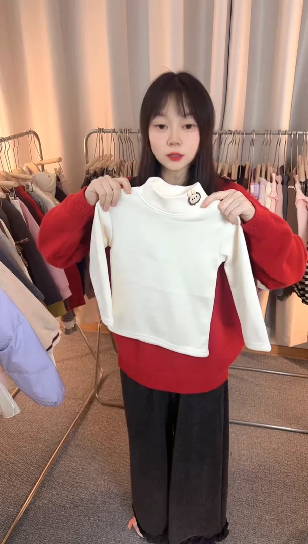 加厚打底衫中童100码偏大DW043