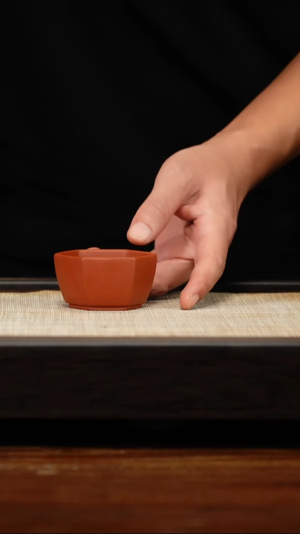 茶壶紫砂清水泥六方杯