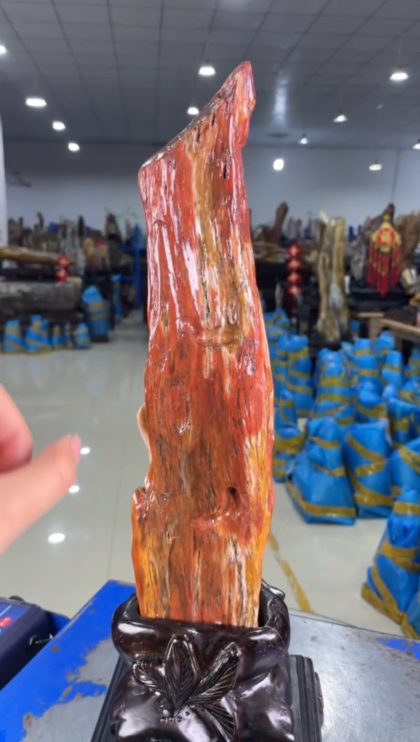 【闪购商品】硅化玉摆件未镶嵌14