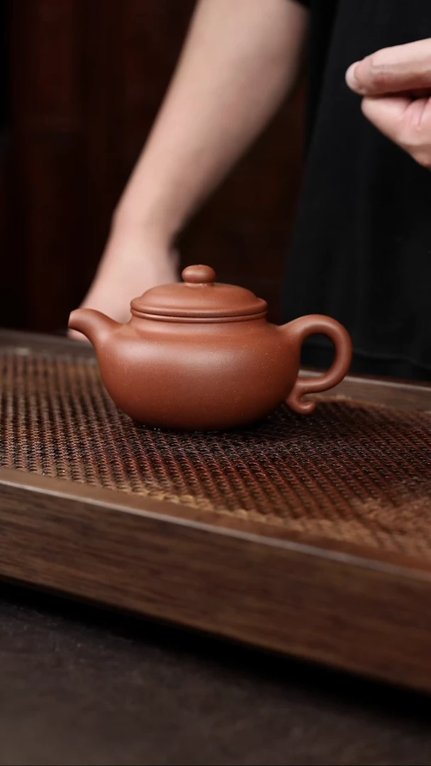 茶壶紫砂红皮龙大亨仿古