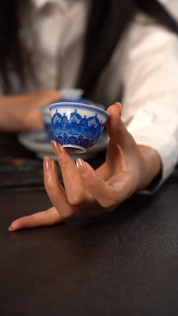 仪贤堂唐宝相一口杯