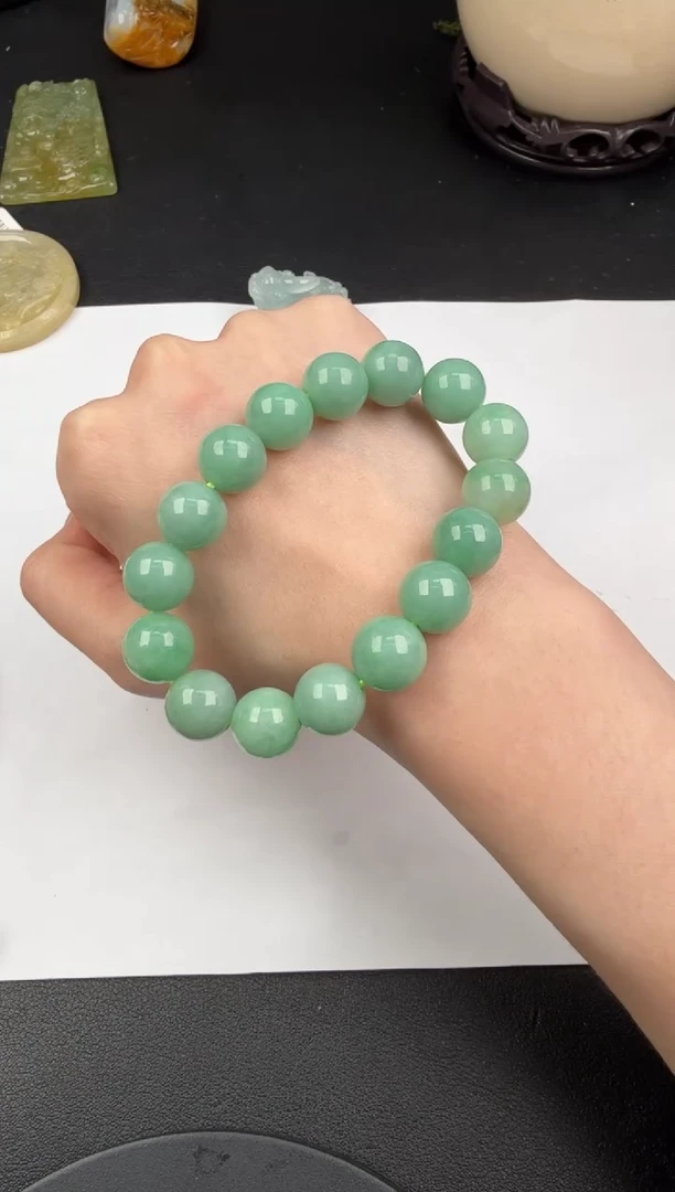 未镶嵌手串翡翠翡翠饰品-275