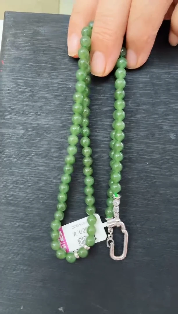 颈饰未镶嵌和田玉珠链1810