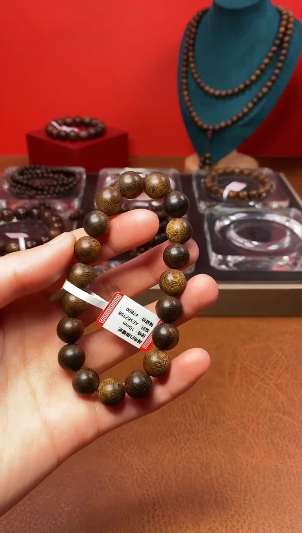 【闪购商品】沉香手串越南芽庄白棋楠1.0瘤疤CC582158