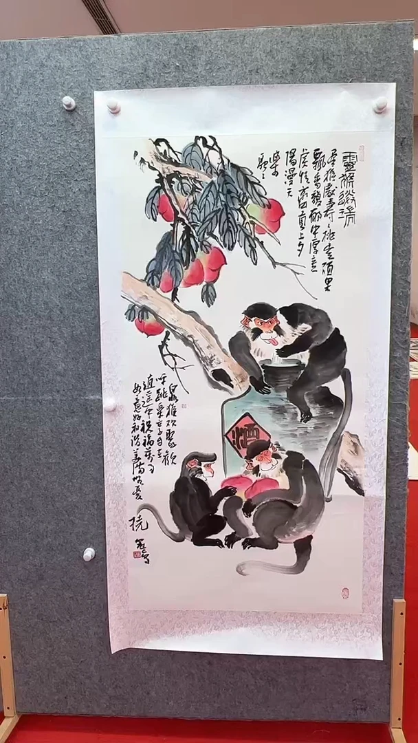 【闪购商品】国画王冠人国画作品《65》