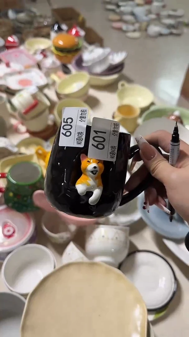 陶瓷手柄款微瑕四单包邮605