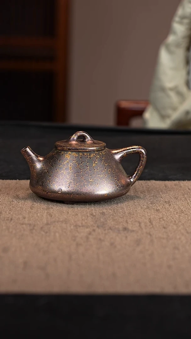 【闪购商品】紫砂茶壶贝壳烧子冶石瓢
