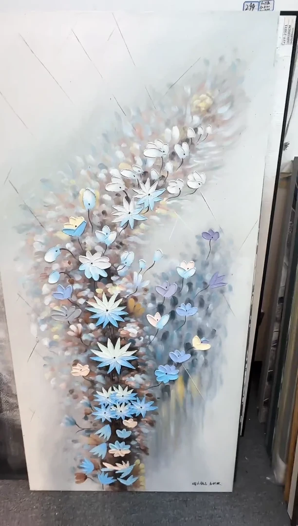 168现代艺术装饰画油画80cm*160cm