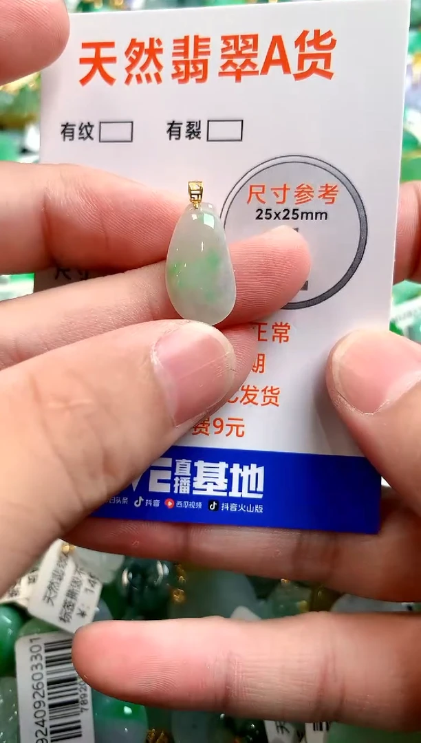 颈饰18K金镶嵌翡翠13003987