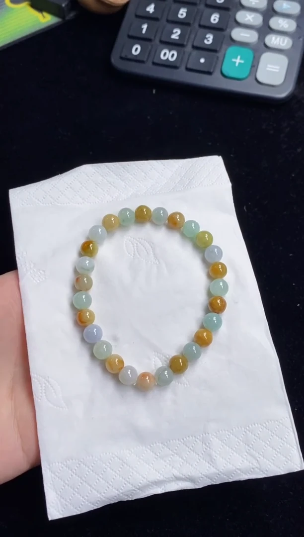 未镶嵌手串翡翠295号链接天然缅甸翡翠A货一物一证发货