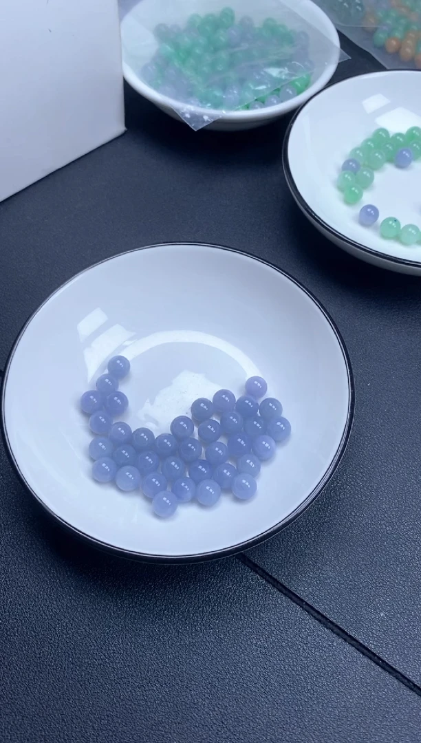 颈饰未镶嵌翡翠蓝****1雪欣散珠定制diy