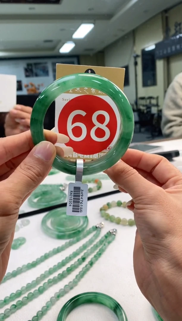 未镶嵌手镯石英质玉57+68