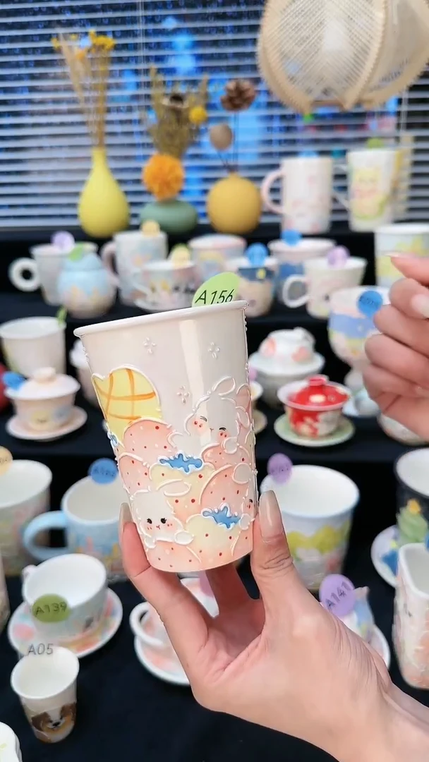 【闪购商品】摆件景德镇高温立体釉创意瓷