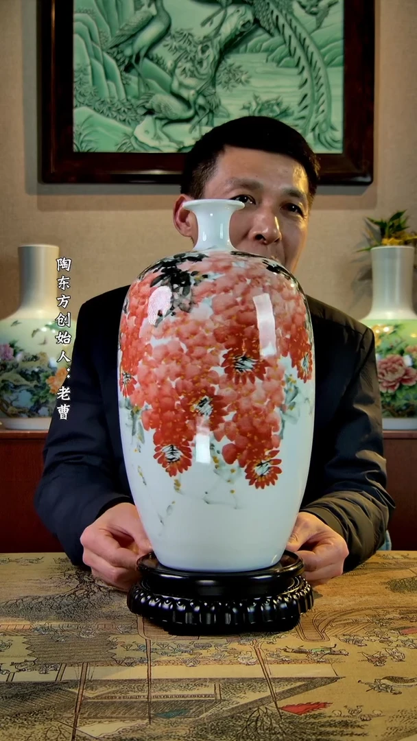 【闪购商品】其他景德镇陶东方陶瓷艺术作品花瓶瓷板画摆件