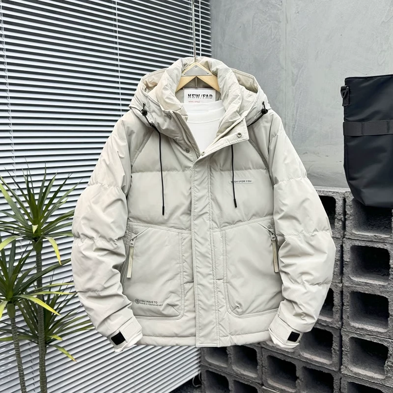 男士秋冬加厚保暖潮流男装百搭宽松休闲冬季外套28893