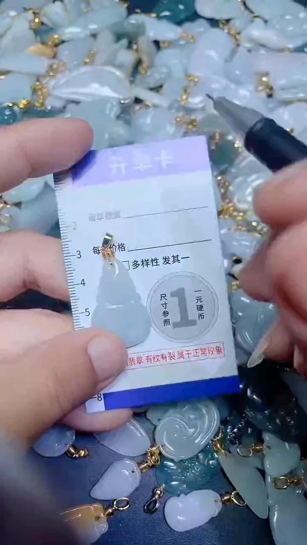 颈饰未镶嵌翡翠天然A货翡翠