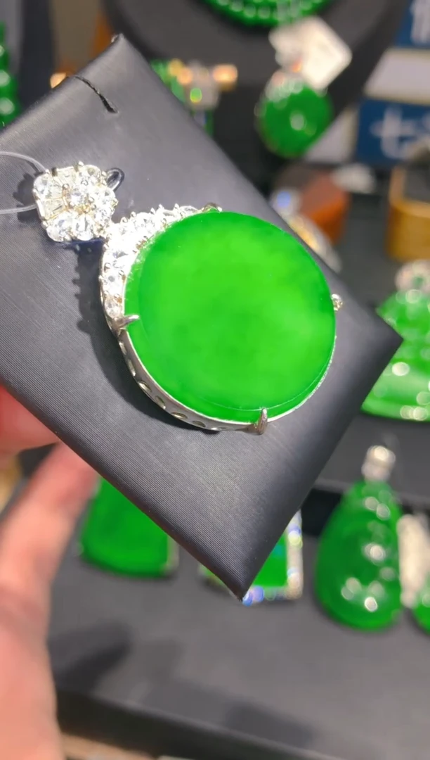 翡翠银S925镶嵌颈饰23一季