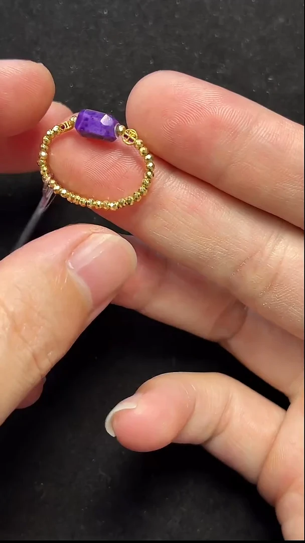 苏纪石（舒俱来）未镶嵌戒指k金南非老矿舒俱来