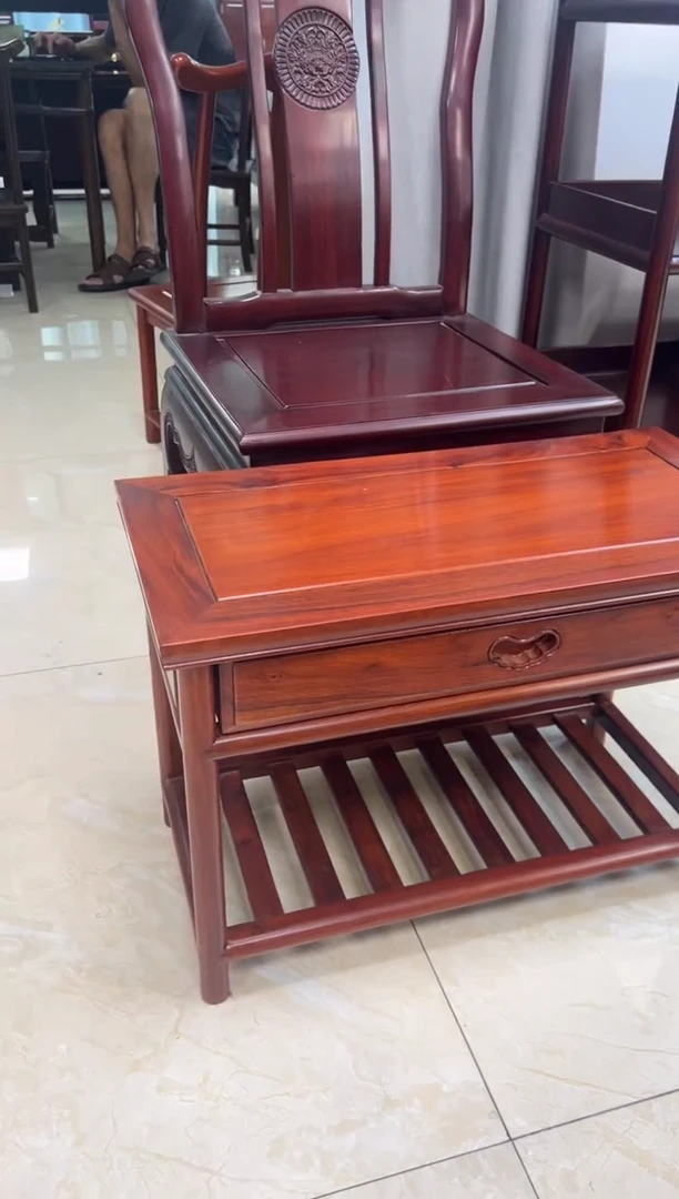 花梨木类成套家具大果紫檀换鞋凳