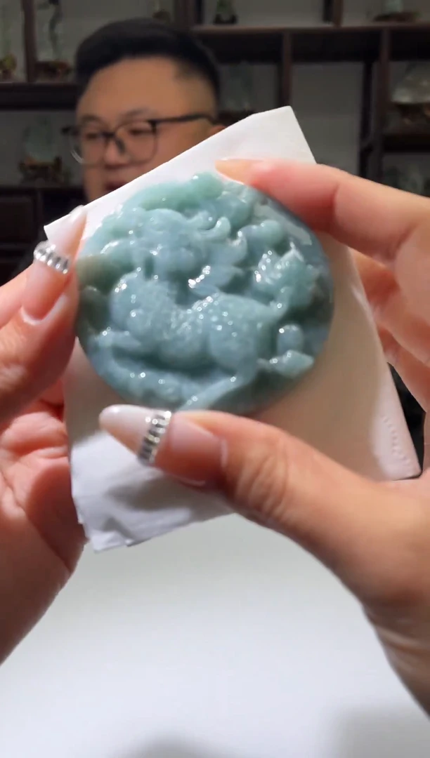 颈饰未镶嵌翡翠天然翡翠-8