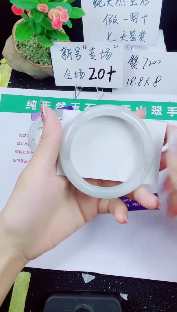 未镶嵌手镯石英质玉195-57/58/59