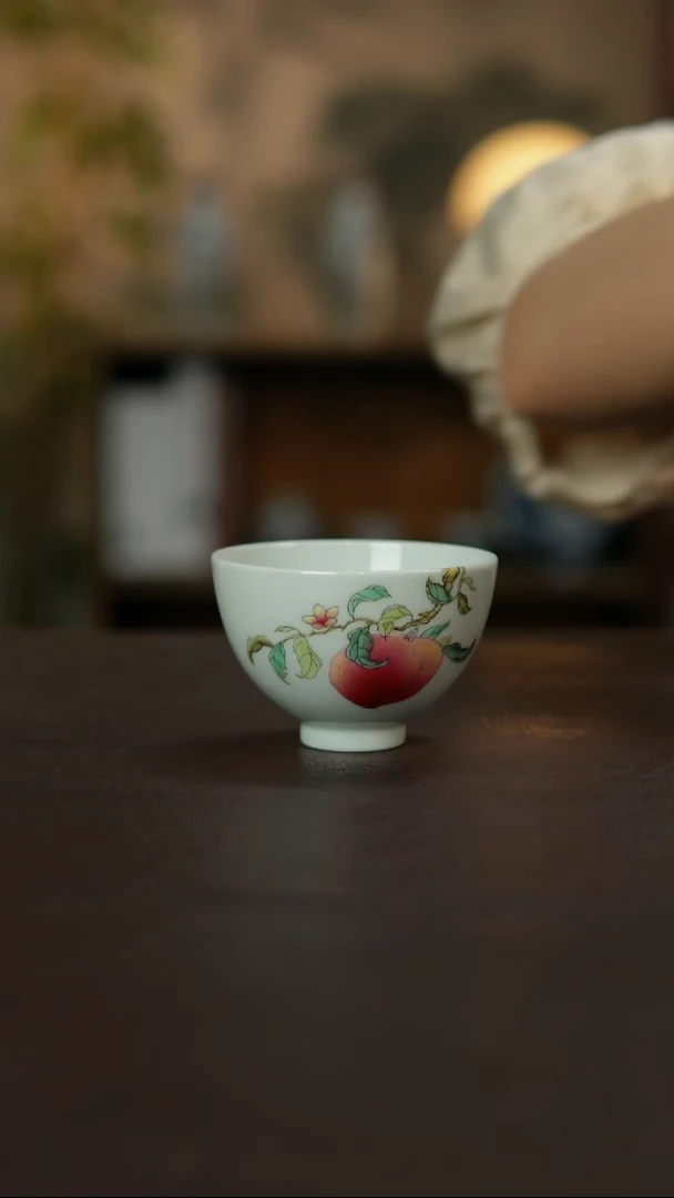 杯景德镇陶瓷杯碗柴烧多人