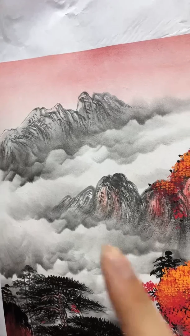 【闪购商品】国画郑乐华手绘绘画作品8-47