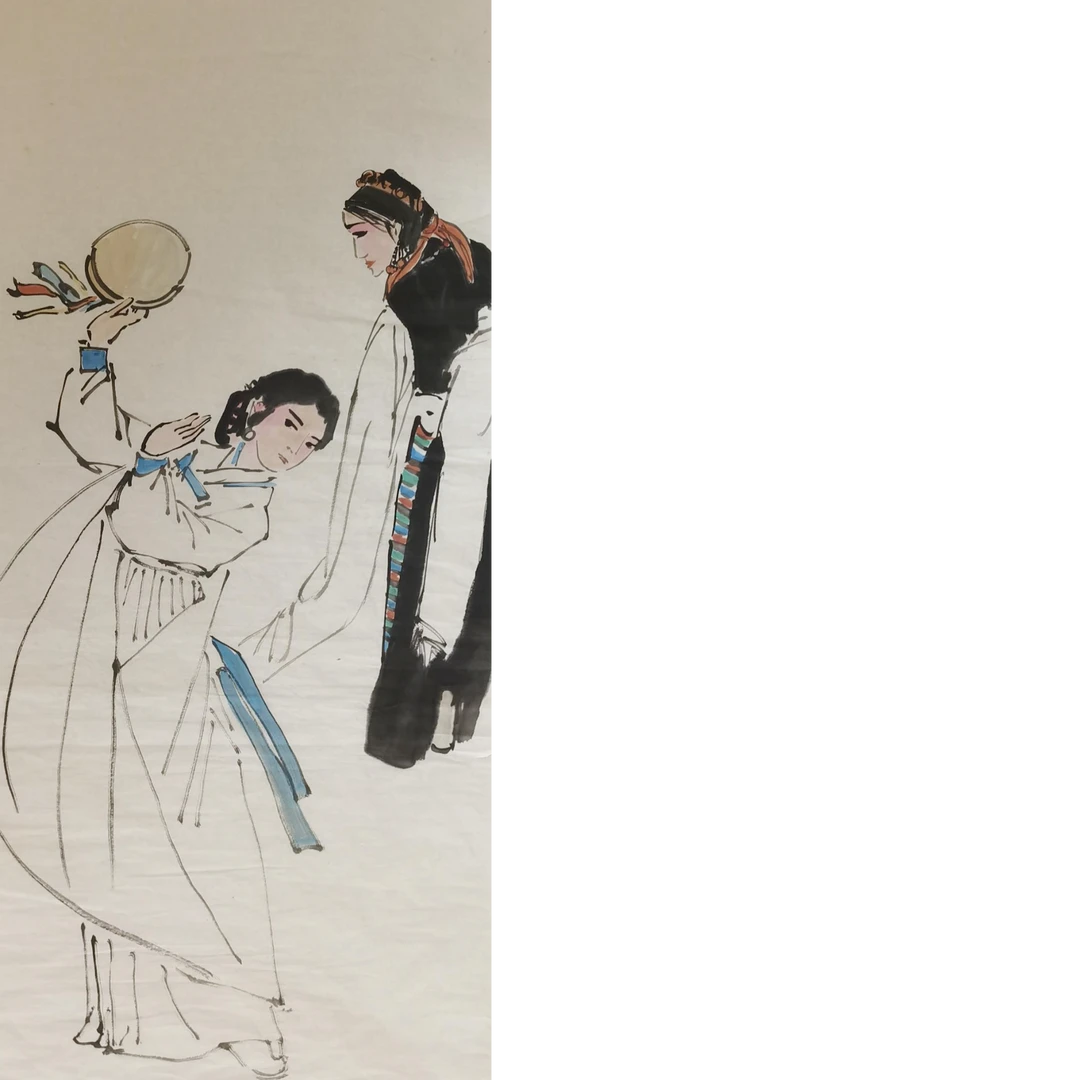 【辽拍】V250709-2-716《人物》（8.8平尺)  纸本镜芯 ws02