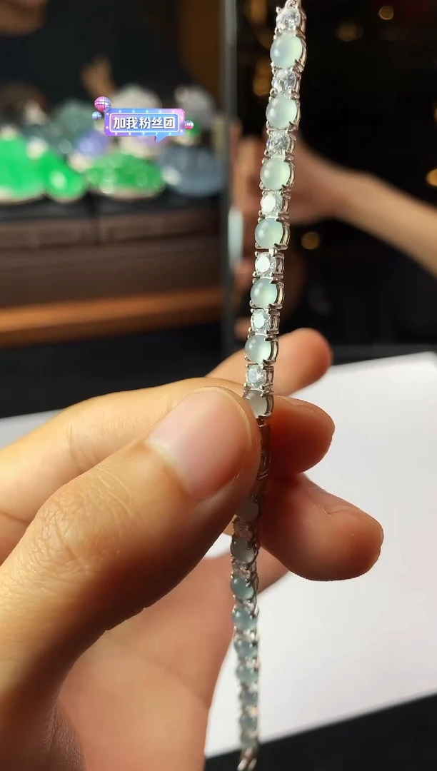 银S925镶嵌定制翡翠5053-BD144-多样性发货发一条