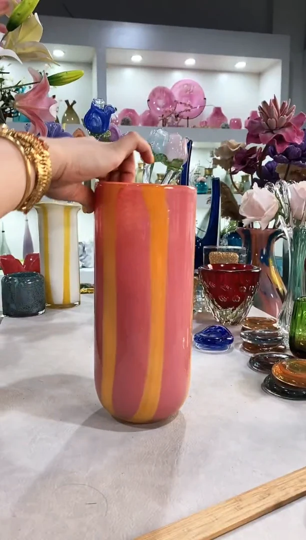 慕忆家手作琉璃花瓶