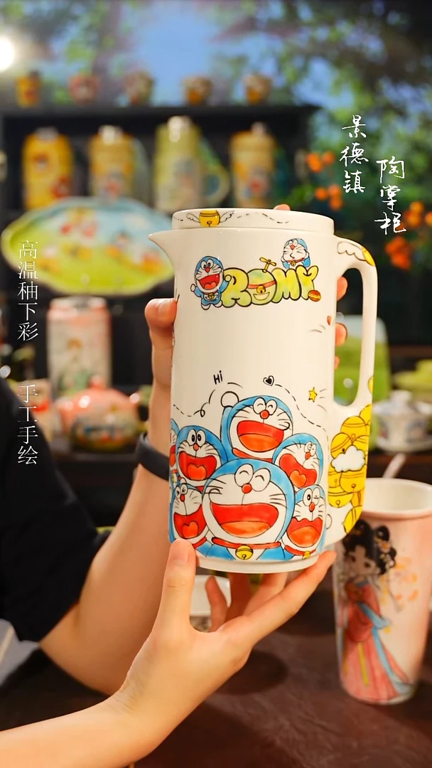 景德镇高温釉下彩纯手工手绘078