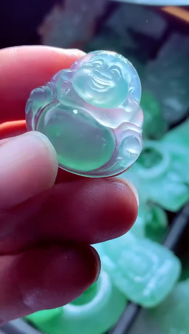 未镶嵌定制翡翠清*?翡翠毛货定制