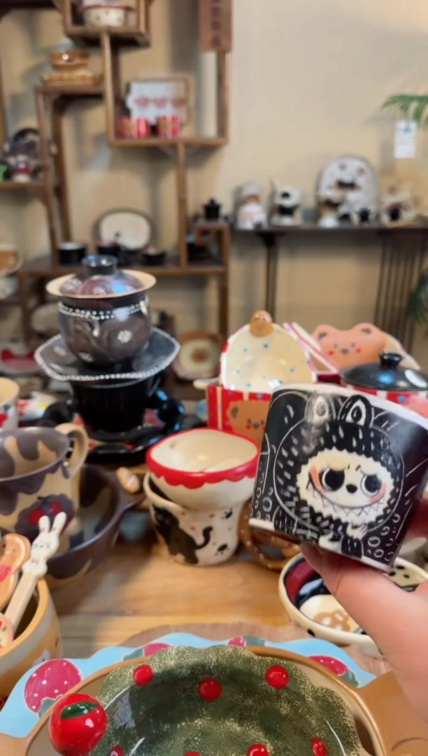 【闪购商品】拉布布杯子高温瓷器