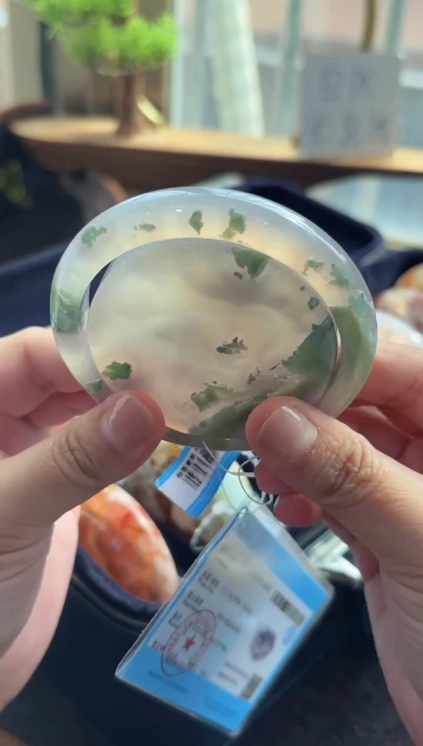 未镶嵌手镯石英质玉A97(60圈赠送镯心)