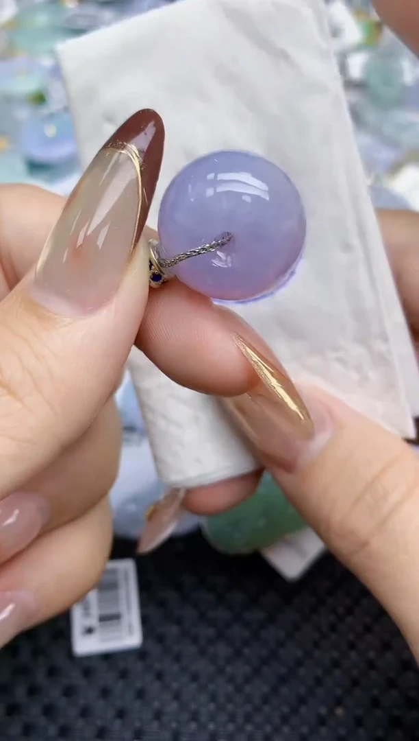 颈饰未镶嵌翡翠64   天然翡翠A货  百元以上9米证书费自理