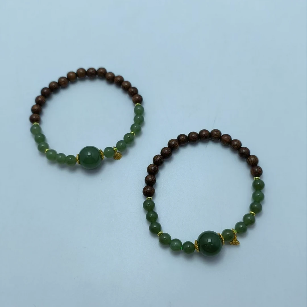 B6389 和田玉+香香+单珠手串 多样性发货其一 气质 | 时尚 百搭