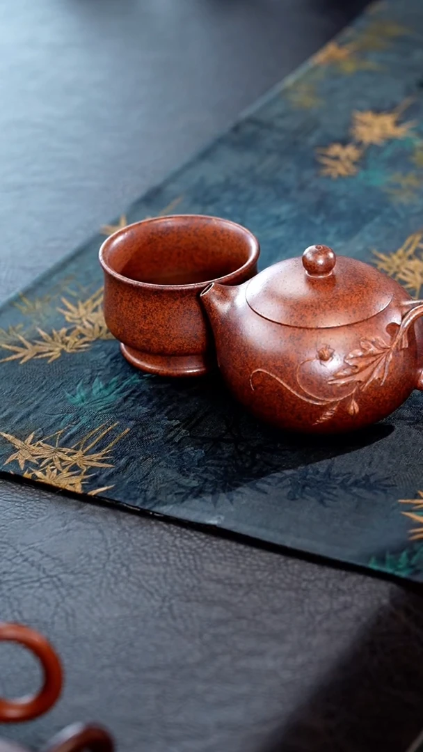 茶壶紫砂16天星泥花器西施送杯子